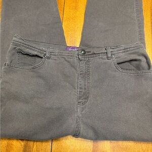 Gloria Vanderbilt Amanda Straight Leg Pants in Brown Size 16